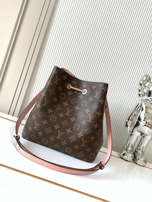 秋冬特惠💰1350 渠道级LV【全钢五金 MB163c01变码芯片】te级LV 全套包装 M44022老花粉 M44887焦糖色 M44021老花红 M44020老花红 本款 NéoNoé 水桶包 商品图2