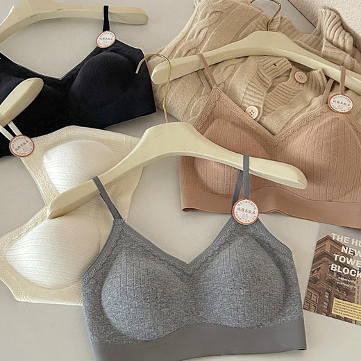 双面磨毛蕾丝领口美背内衣-纪念日百货门店同款167543218 商品图6