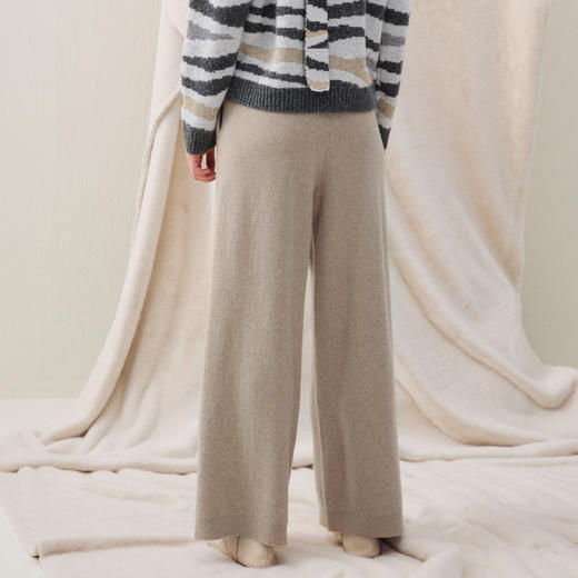 谜底羊毛阔腿裤长裤2025年冬季新品百搭舒适轻盈柔暖女254MZ1928 商品图2