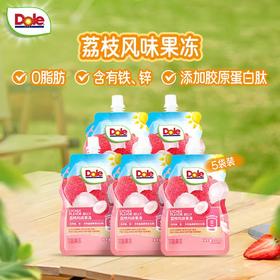 都乐胶原蛋白肽果冻荔枝风味150g*5袋