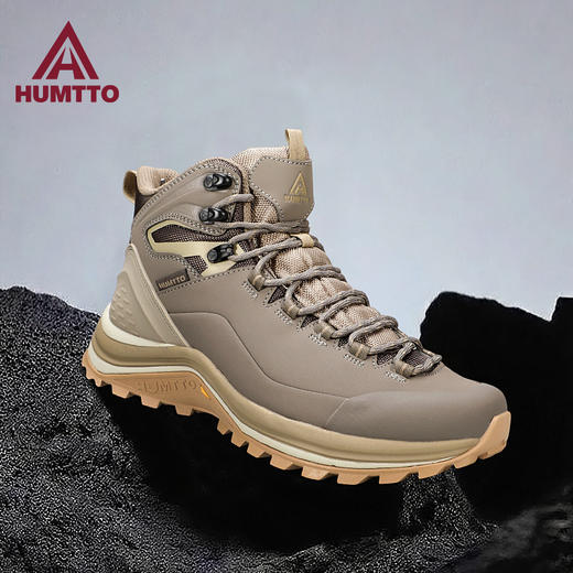 【199到手！】悍途户外登山鞋男秋冬减震耐磨防滑快反机能硬核越野爬山徒步鞋男250864A 商品图3