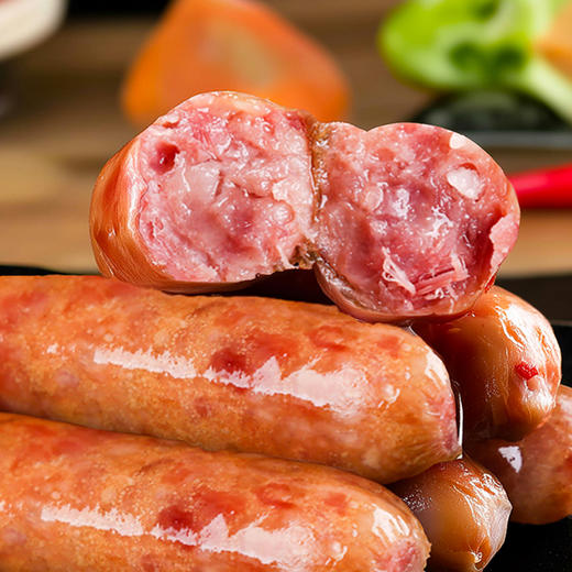 【顺丰包邮】潮汕狮头鹅鹅肉肠 原味/黑椒味  200g/盒 商品图0