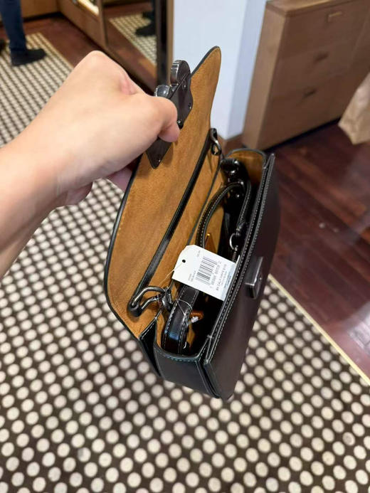 新款￥1999🇺🇸直邮，Coach新款HARPER腋下包法棍包，搭配全新马车扣绝了！双肩带可腋下可斜挎，黑黑配色 商品图1