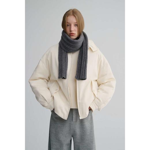 MAISON CECILE 90白鹅绒保暖舒适轻便型廓形夹克羽绒服外套 商品图0