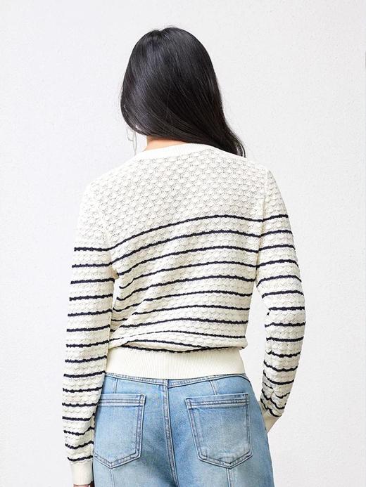 3楼FEXATA服饰(新百)      海魂风条纹针织上衣 商品图3