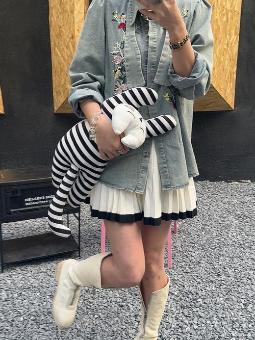 纯原出口亚马逊原单条纹小懒猫 商品图5