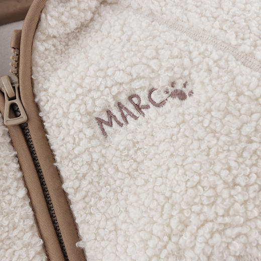 马克珍妮男童抗静电摇粒绒连帽外套2025年秋冬新款551378 商品图4