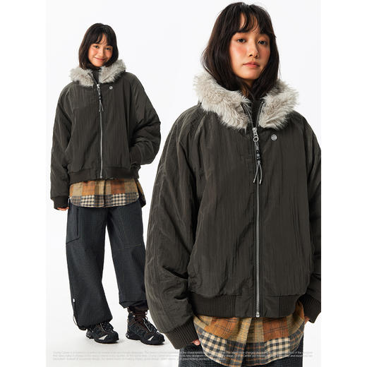 CryingCenter 毛领巴恩风ma1飞行夹克棉服 男女款 哭喊中心 商品图1