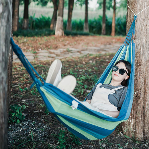 Hodtown何大屋怡然自得吊床 蓝/红条纹HDW1513—rxs 商品图11