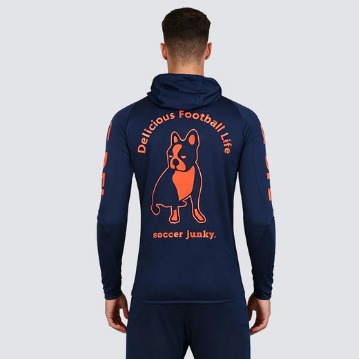 小李子正品SoccerJunky运动训练连帽半棉训练上衣成人男SJ24973-1 商品图1