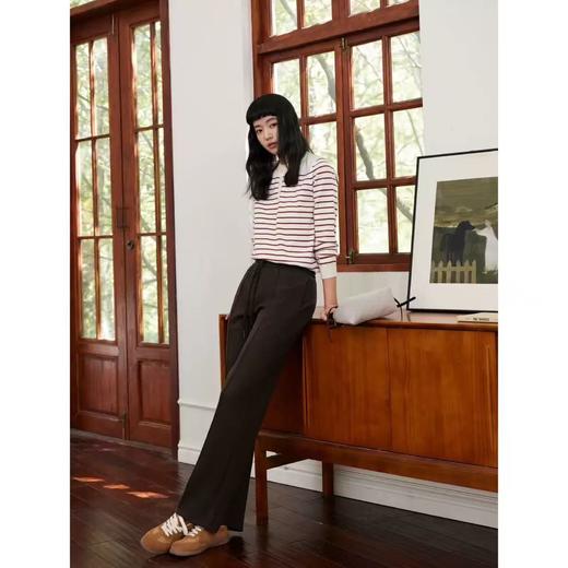 绵羊毛蚕丝阔腿裤｜自带高级浮雕肌理感，显瘦又百搭 商品图3