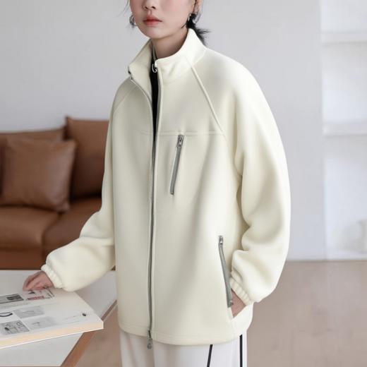 斯辰唯佳情侣抓绒衣|双面奥粒绒，厚实保暖，九色可选 商品图1