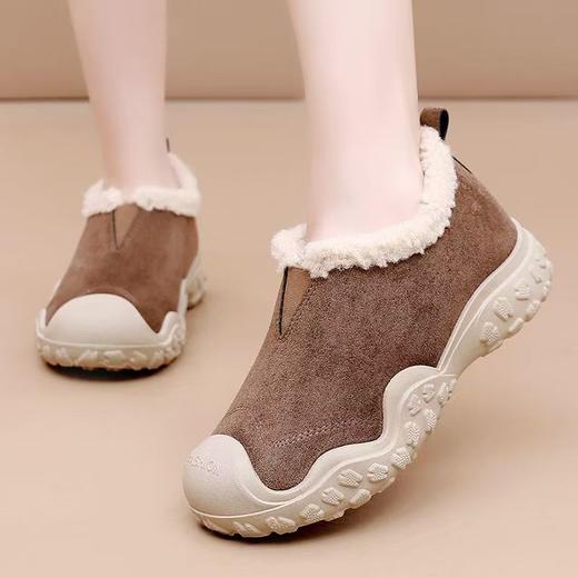 爆！仅100双！【 绵羊毛雪地靴】冬季新款2025加绒加厚休闲女鞋源头时尚百搭软底棉靴 商品图8