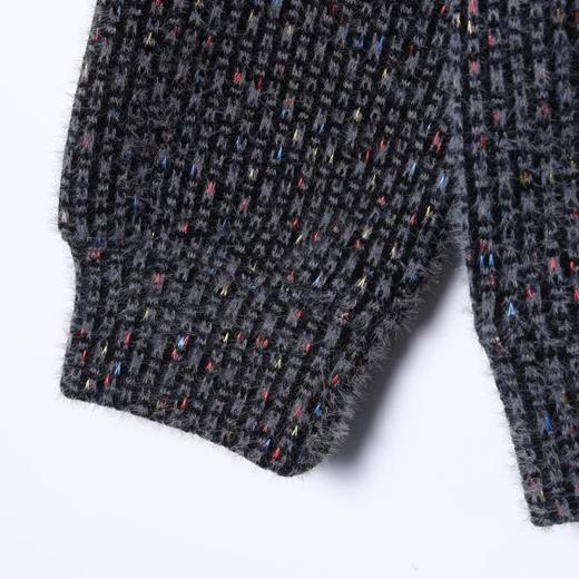 WY1232SDSA男士秋冬新款痞帅男装潮牌彩色绒毛抽绳连帽卫衣百搭宽松上衣 商品图4