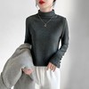 德绒加厚加绒半高领女款打底衫167946471（3-5天发货） 商品缩略图3