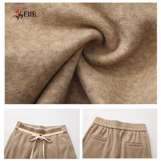 司歌弹力抽绳微喇裤长裤冬女D92G135 商品图2