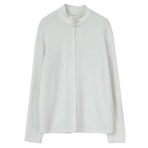 牧衣游原创 羊毛混织毛织外套冬轻盈柔软舒适百搭保暖开衫 焦米朵 商品图4