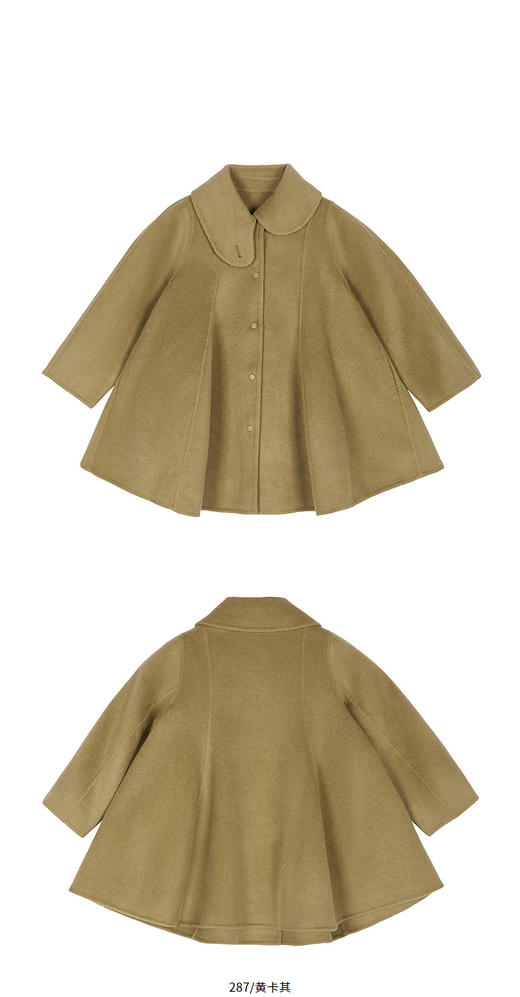 jnby  25年冬款  中长款呢大衣  1P0812040 商品图9