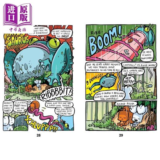 【中商原版】兔子大战猴子01 Bunny vs Monkey 英文原版 儿童漫画故事书 幽默搞笑故事集 进口童书 7-9岁英语读物 Jamie Smart 商品图2