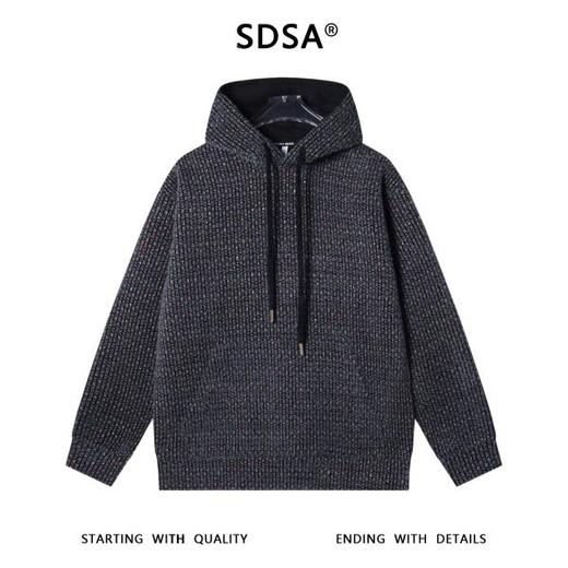 WY1232SDSA男士秋冬新款痞帅男装潮牌彩色绒毛抽绳连帽卫衣百搭宽松上衣 商品图1