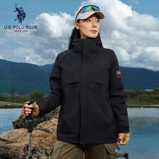 【升级款！新增羊毛成分】U.S.POLO ASSN羊毛石墨烯冲锋夹克，石墨烯黑科技+羊毛双层锁温，内胆跟羽绒服一样暖【3-5天发货】 商品图1