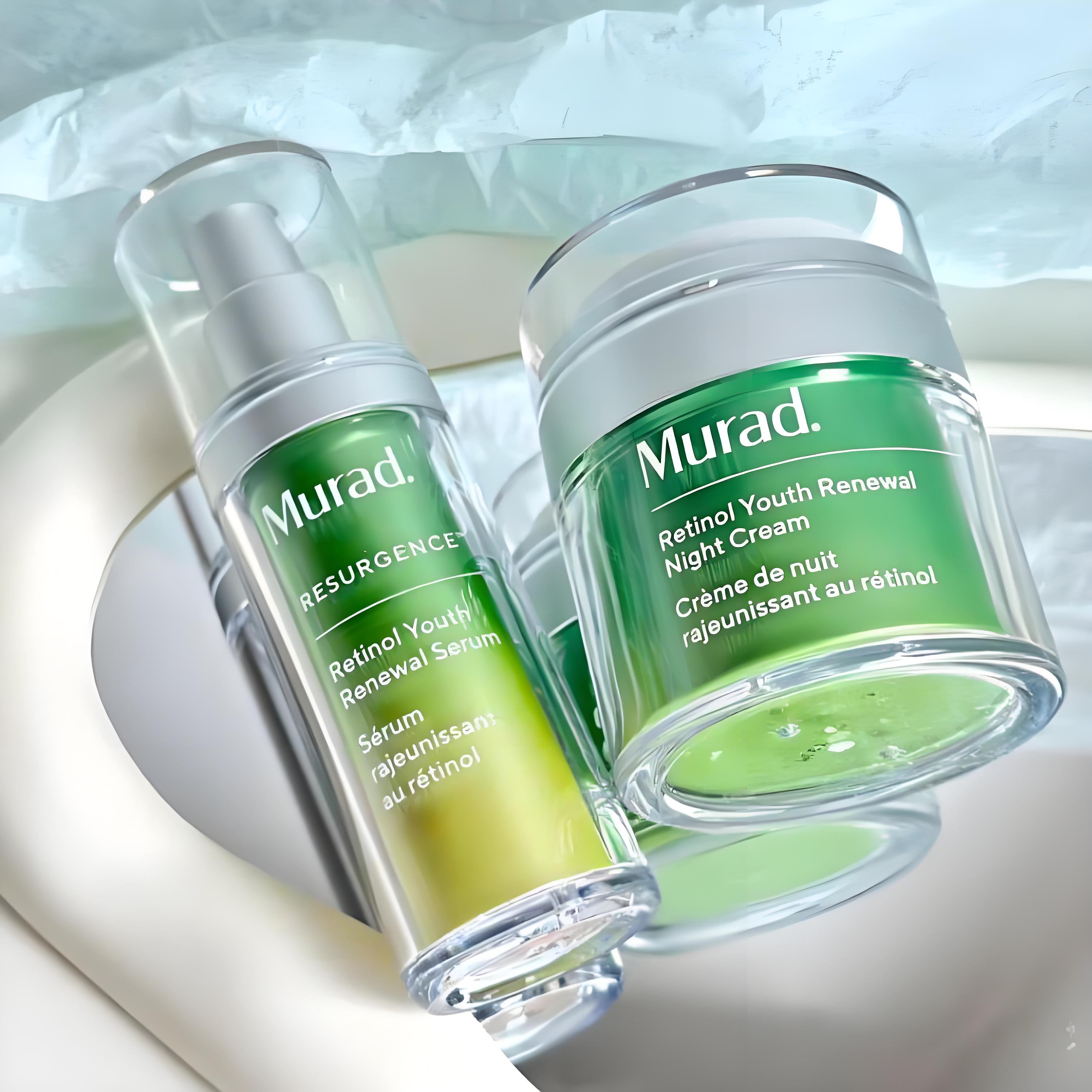 【新版带防伪】慕拉得Murad视黄醇A醇青春焕颜面部精华30ml/面霜50ml（效期28年）