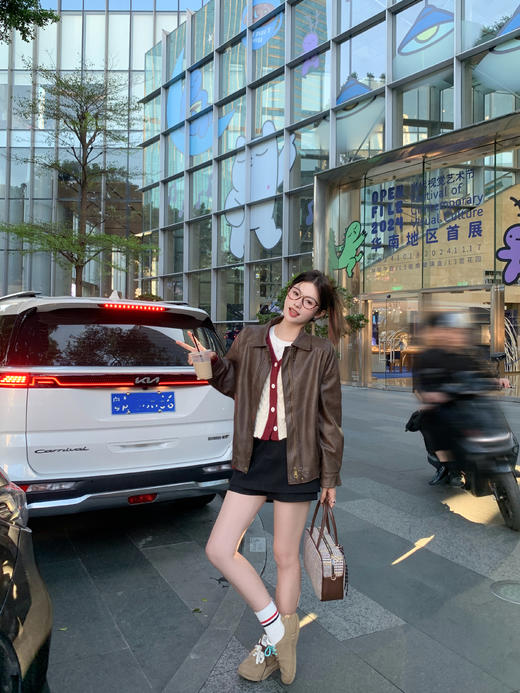 【179元任选2件】最后一波现货！复古短款V领毛衣开衫 商品图11