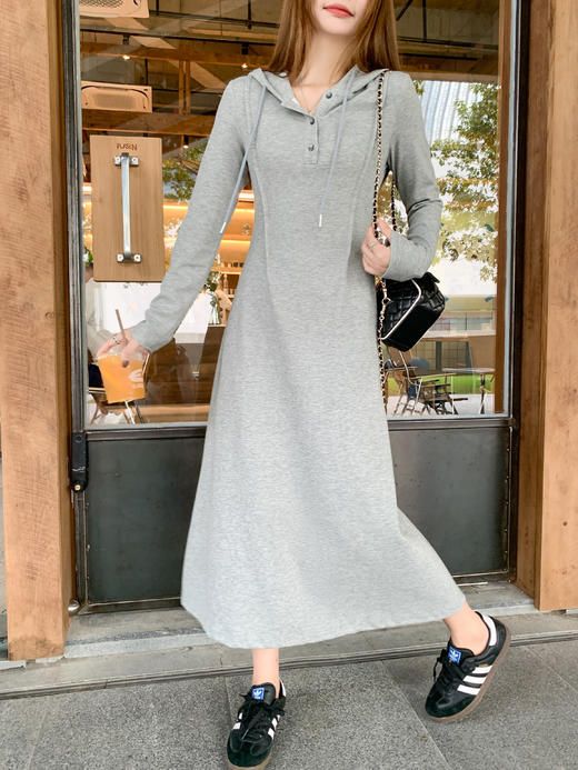 【189元任选2件】最后一波现货！韩系连帽设计连衣裙 商品图6