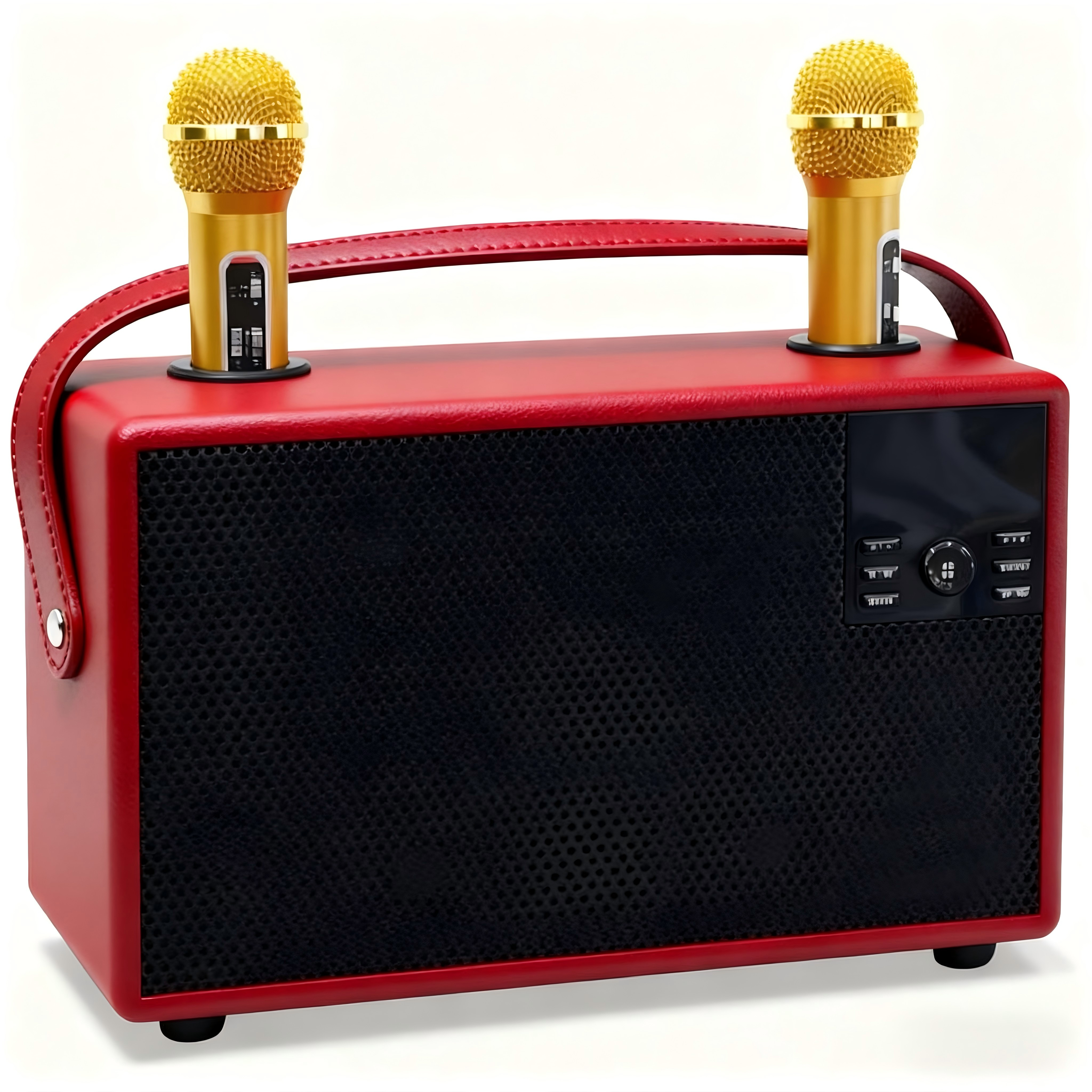 屁颠虫P8 德国技术 家庭KTV话筒音响套装 HiFi级音质 智能降噪 户外充电便携式