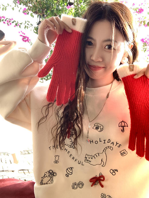 【179元任选2件】最后一波现货！杏色字母刺绣卫衣 商品图6