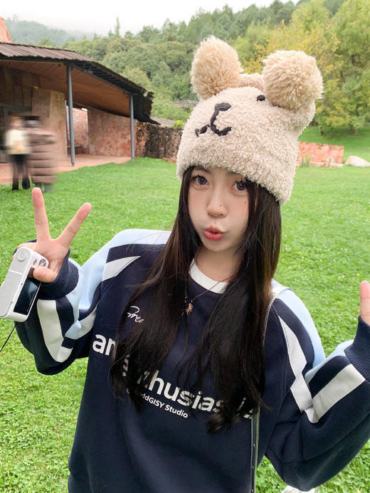 【179元任选2件】最后一波现货！美式学院风拼接圆领宽松卫衣 商品图7