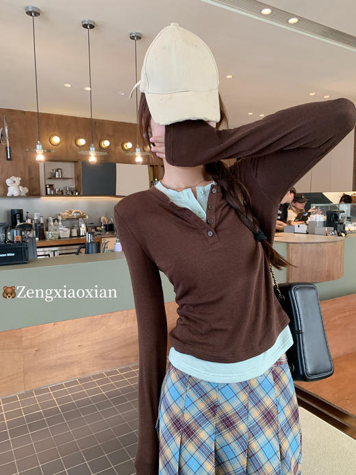 【129元任选2件】最后一波现货！假两件长袖T恤 商品图11