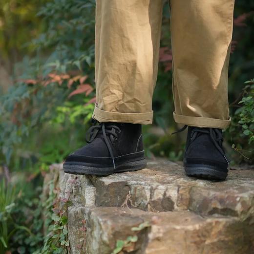 仿皮毛一体冬季新品男士加绒加厚防滑工装雪地靴 商品图1