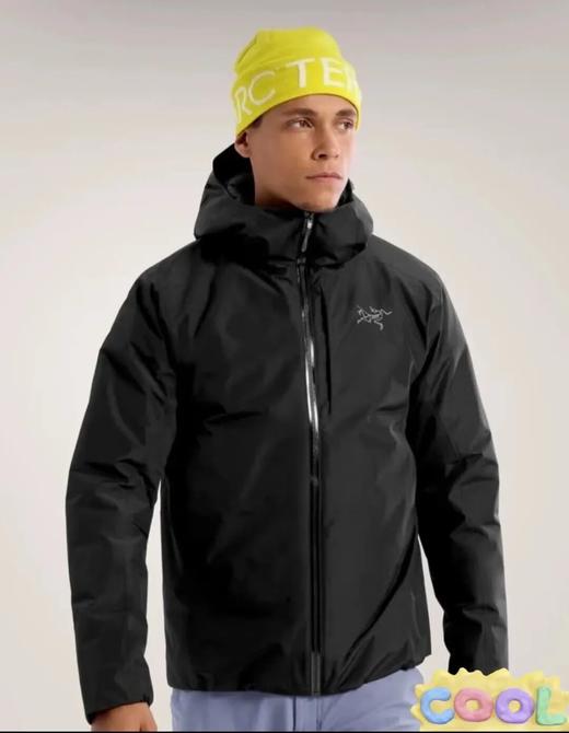 袅家750蓬鹅绒logo纯色防风防水保暖羽绒服外套 商品图0