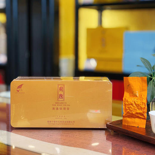 弘春茗茶 爽逸铁观音铁盒装150克 商品图2