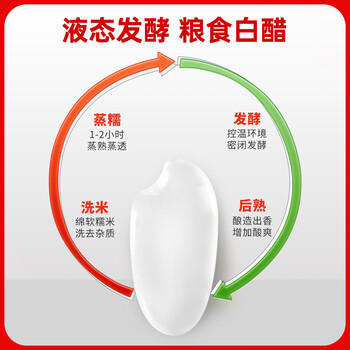 千禾糯米白醋1L 5度【0添加】酿造大米醋泡菜炒菜食用 /粮油调味 /调味品 /醋 商品图3