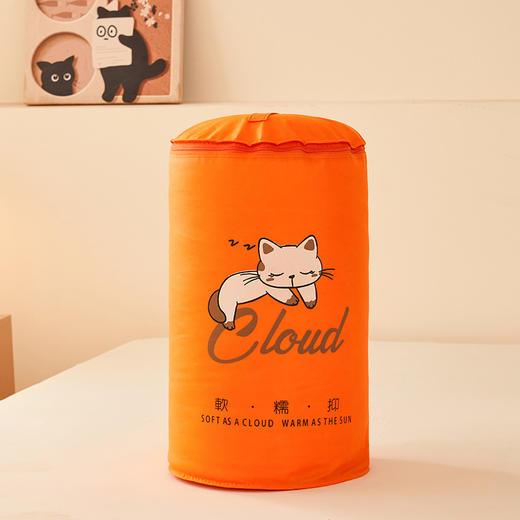 【下架】自然醒针织棉喵喵云朵大豆被被芯冬被四季被YBY 商品图14