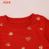 棉果果冬季新品莫代尔牛奶纤维80-130码柔软顺滑新年喜庆红色套头套装M501302425659 商品缩略图4