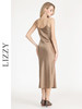 LIZZY优雅气质显瘦修身百搭吊带包臀开叉吊带连衣裙8086 商品缩略图3