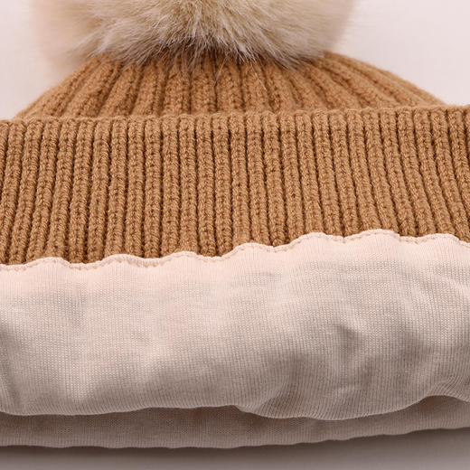 棉果果冬季新品男童可爱柔软保暖毛线帽M404400500111 商品图3