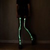 发光夜光白骨头蹦迪JK裤袜 万圣节热卖道具黑色发光丝袜连裤袜子 商品缩略图3