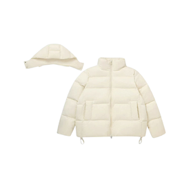 女士泡芙羽绒服短款  泡芙羽绒外套