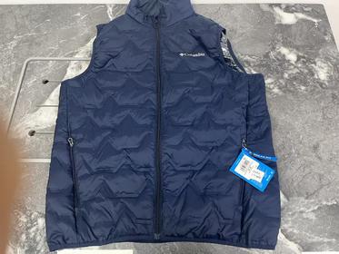 瑕疵Columbia/哥伦比亚 男秋冬保暖650蓬热反射保暖热压立领羽绒马甲