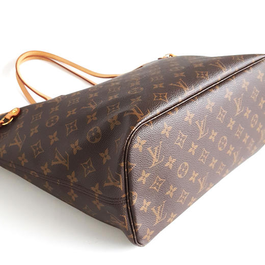 【95新】LV路易威登M41178中号老花NF玫红内里Neverfull购物袋单肩包女士301025NJS08 商品图6