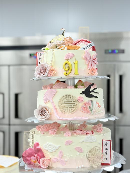 三层祝寿女士12+10+8 商品图0