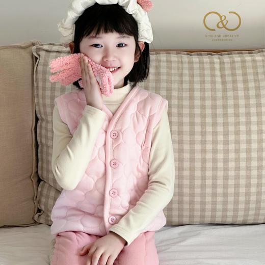 小船儿专属！【C&C儿童德绒羊毛蚕丝加绒加厚保暖夹棉马甲/小棉裤JLB011】两件起拍！单拍不发！ 商品图4
