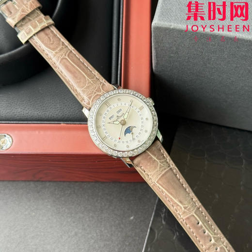 TWT宝珀月亮美人天然贝母盘女表（钻圈贝母面）女士机械腕表 女装3663全历月相腕表 表径35mm 商品图1