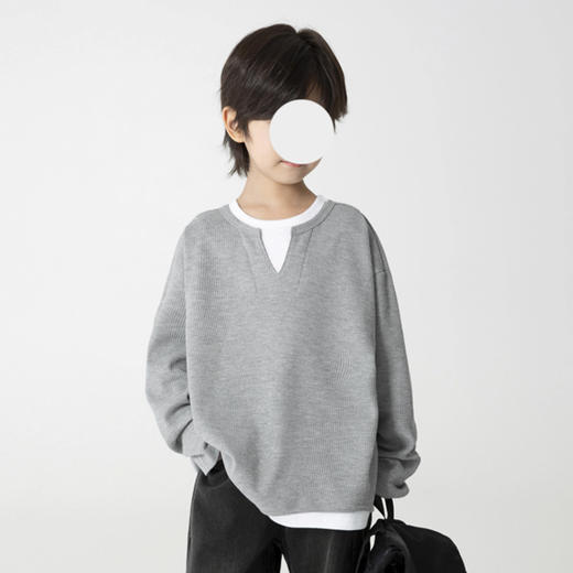 裁缝学苑TQ180童装男童卫衣纸样儿童秋冬长袖t恤新款假两件上衣样板 商品图4