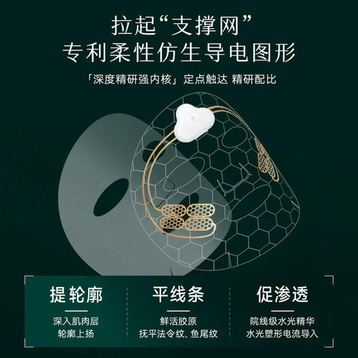 荷妮电子面膜精美礼盒1个面膜仪5组面膜 抗皱紧致提拉抗衰老补水保湿促渗 商品图3