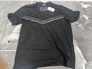 瑕疵EMPORIO ARMANI/EA7 阿玛尼 男士Logo标运动速干圆领短袖T恤